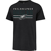 '47 Men's Philadelphia Eagles Black Stripe Franklin T-Shirt