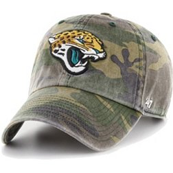 '47 Men's Jacksonville Jaguars Camo Adjustable Clean Up Hat