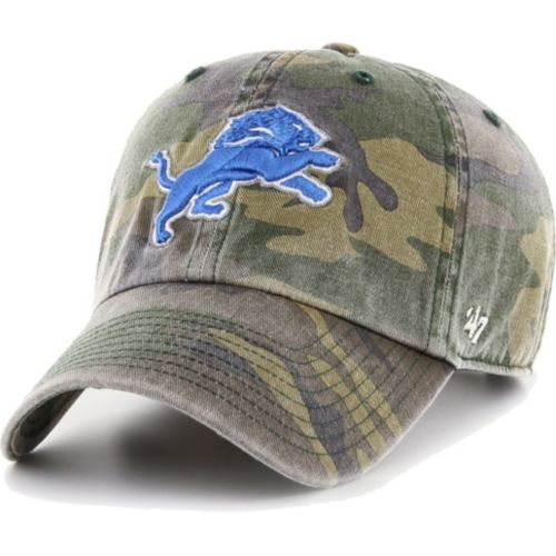 47 Adult Detroit Lions Clean Up Adjustable Blue Hat | Dick's