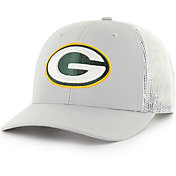 '47 Men's Green Bay Packers Grey Adjustable Trucker Hat