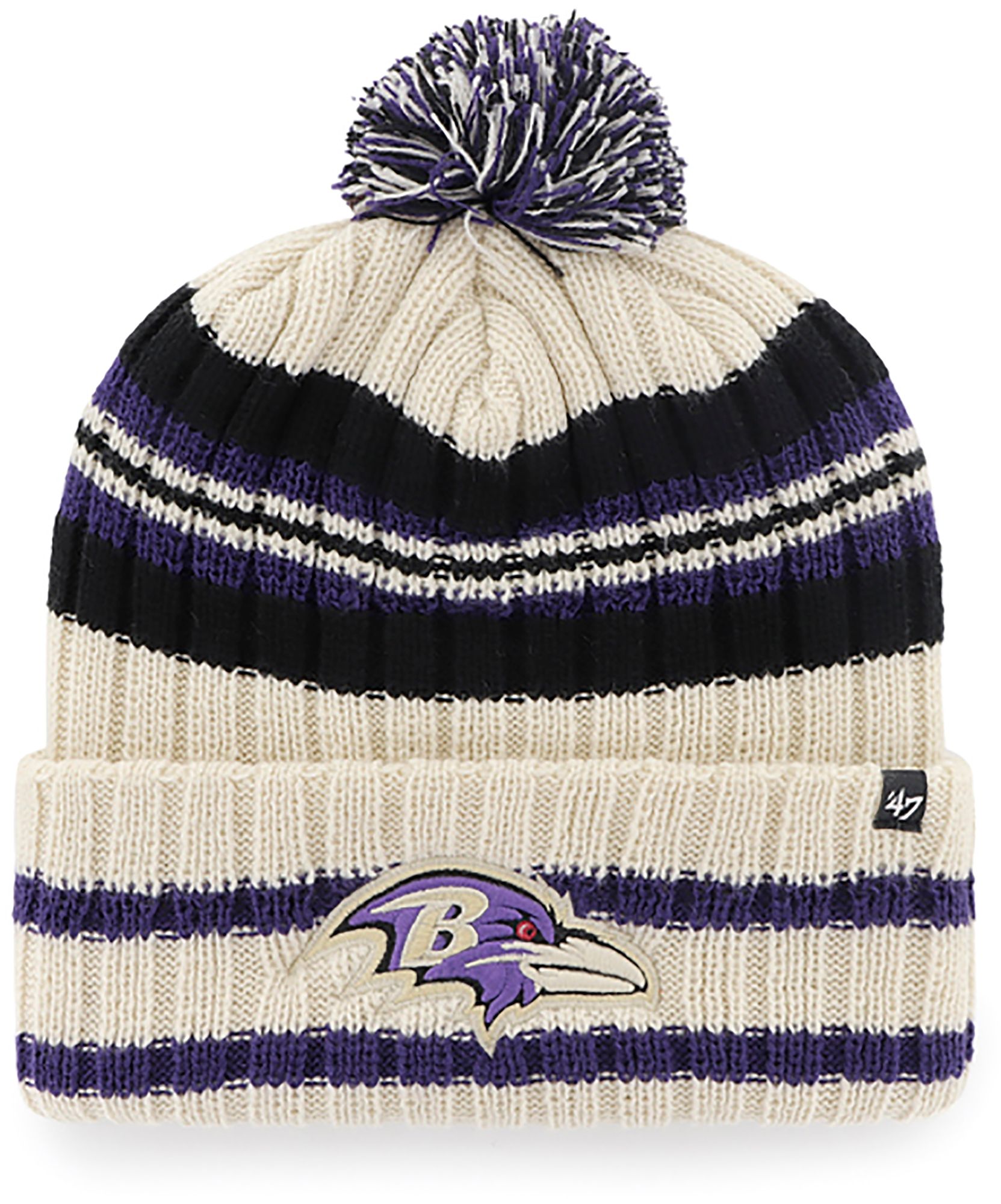 '47 Men's Baltimore Ravens Hone Cuffed Knit