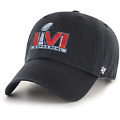 '47 Men's Super Bowl LVI Clean Up Adjustable Black Hat