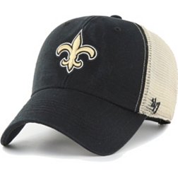 '47 Men's New Orleans Saints Black Flagship MVP Adjustable Hat