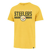'47 Men's Pittsburgh Steelers Gold Franklin Stripe T-Shirt