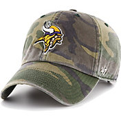 '47 Men's Minnesota Vikings Camo Adjustable Clean Up Hat