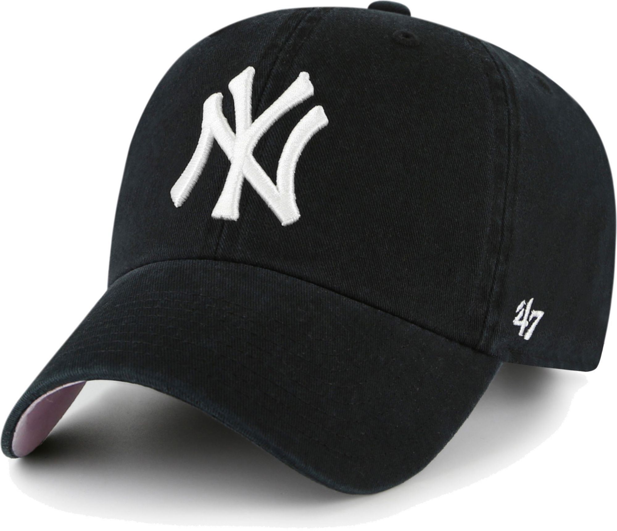 '47 Men's New York Yankees Black Ballpark '47 Clean Up Adjustable Hat