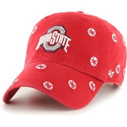 ‘47 Women's Ohio State Buckeyes Scarlet Confetti Adjustable Hat