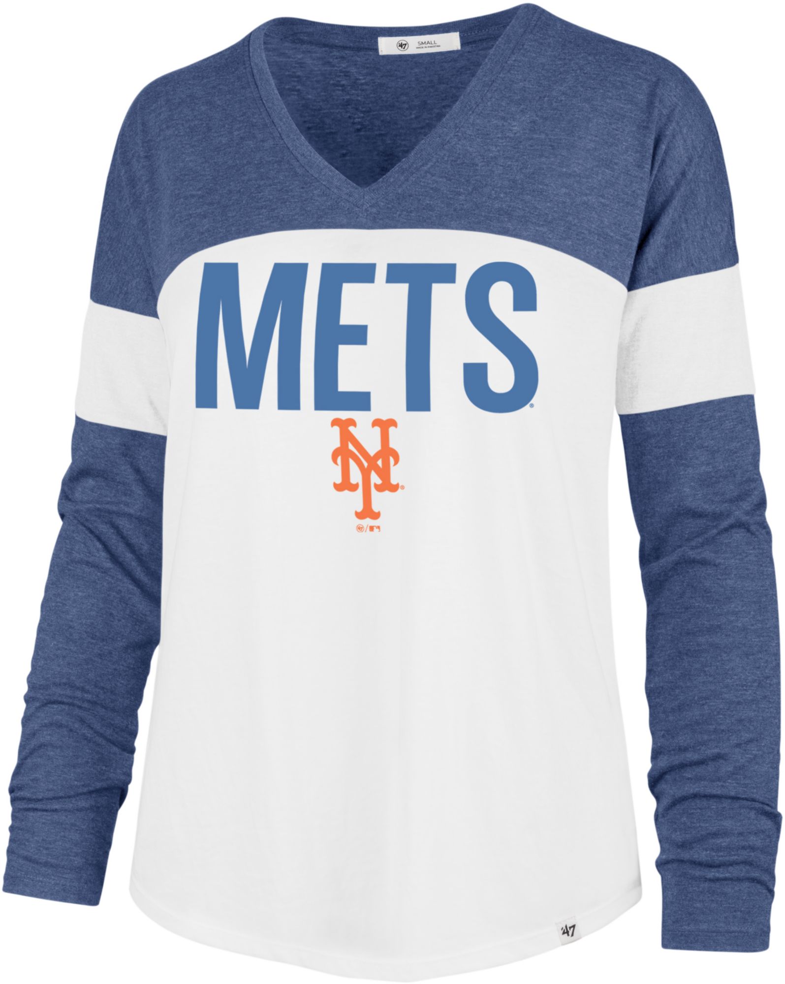 Women's New York Mets White Axel Long Sleeve T-Shirt