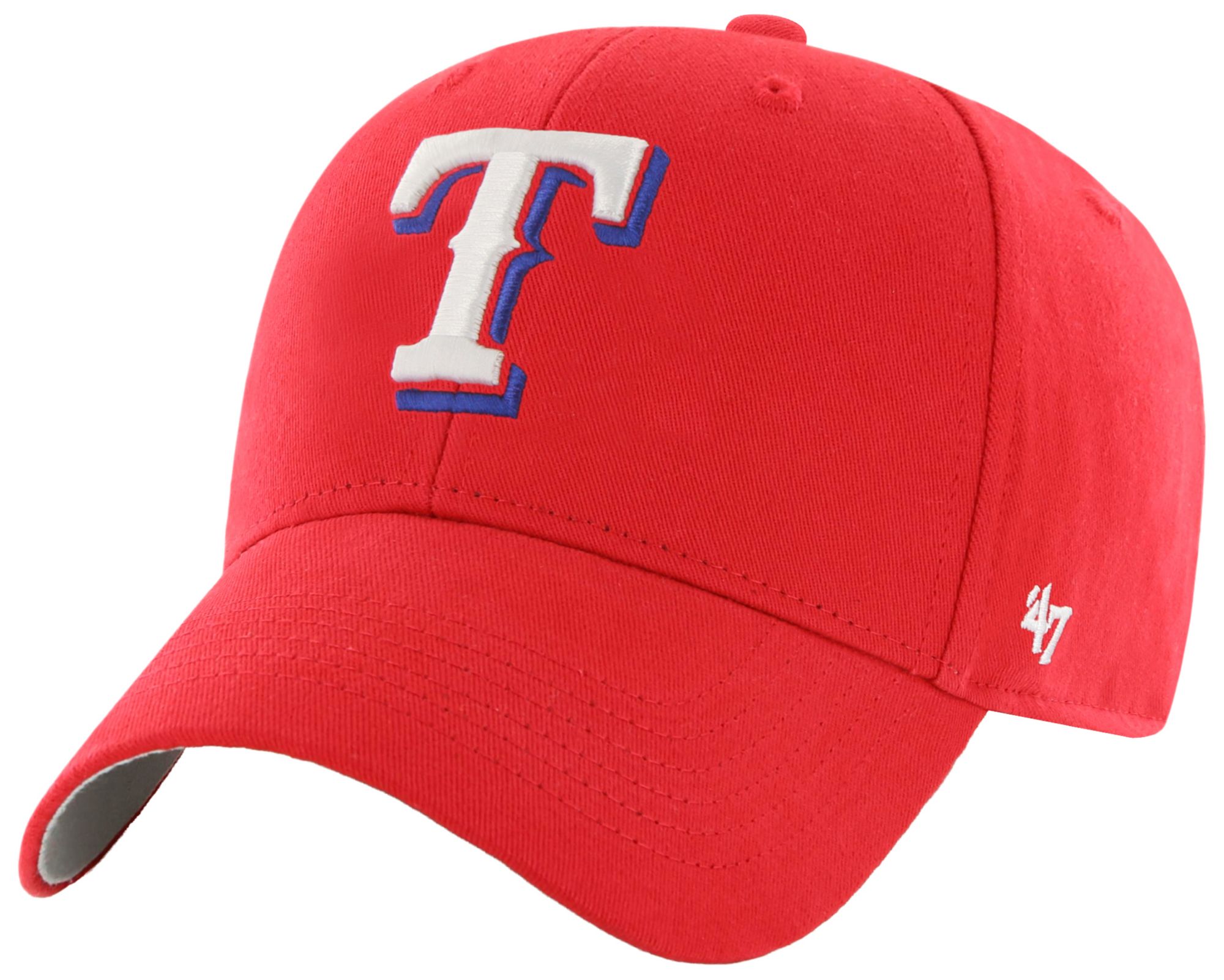 '47 Youth Texas Rangers RedBasic MVP Adjustable Hat