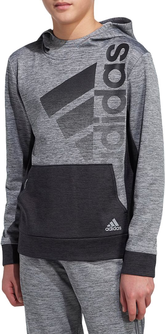 adidas Boys' Colorblock Pullover Hoodie