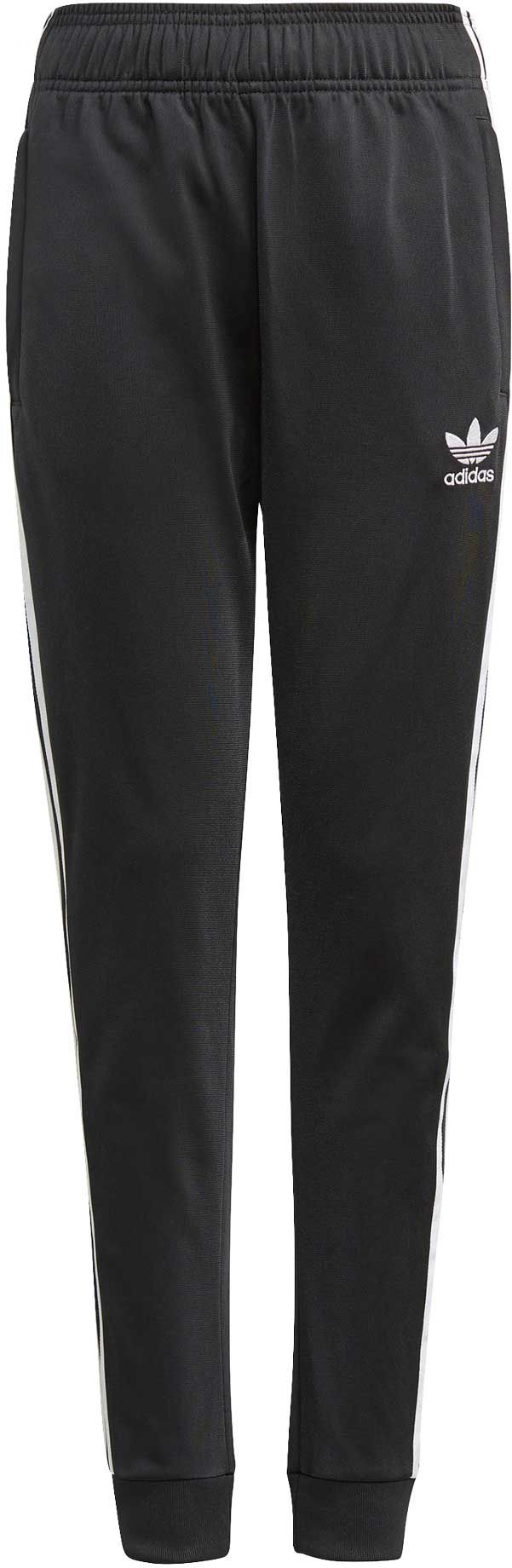 black adidas fleece joggers