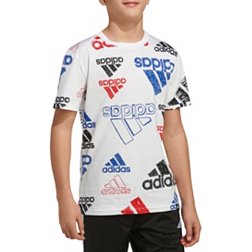 adidas Boys' Brand Love Sketch T-shirt