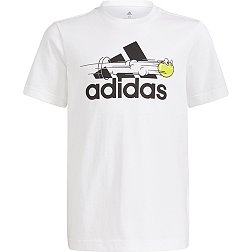 adidas Boys Tennis Graphic Logo T-Shirt