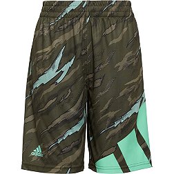 adidas Boys' Allover Tiger Camo Shorts