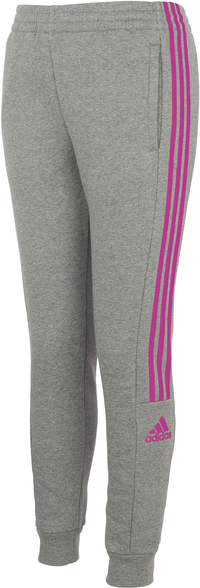 adidas Girls' Cotton Fleece Joggers