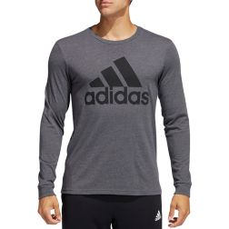 adidas Men's Basic Badge of Sport Long Sleeve Shirt