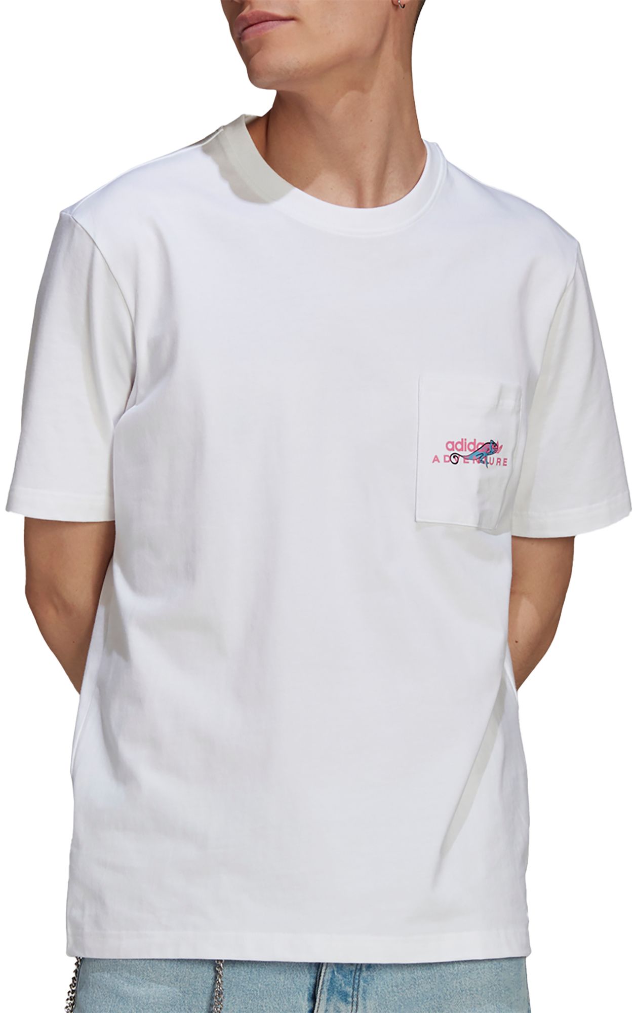 adidas Originals Men's Adventure Pocket Logo T-Shirt