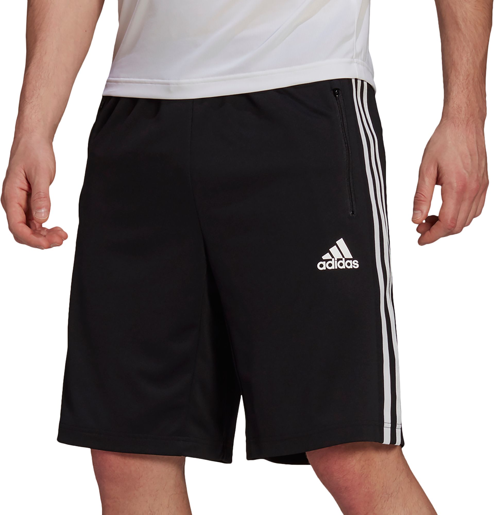 adidas Men's Designed 2 Move 3-Stripe Primeblue Shorts