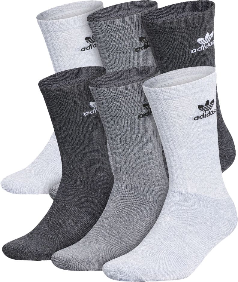 adidas Originals Trefoil Crew Socks - 6 Pack