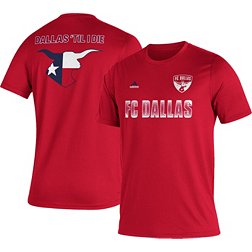 adidas FC Dallas '22 Red Jersey Hook T-Shirt