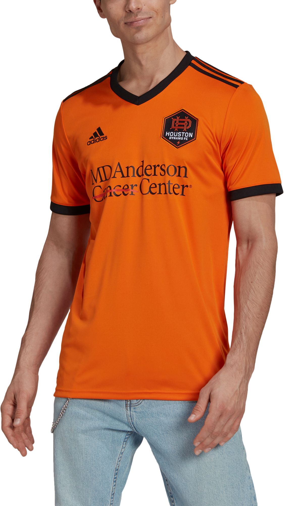 Replica Houston Dynamo Home Jersey 2022 By Adidas