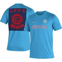 adidas Chicago Fire '22 Blue Jersey Hook T-Shirt