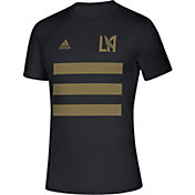 adidas Men's Los Angeles FC 3SL Black T-Shirt