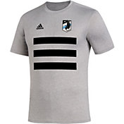 adidas Men's Minnesota United FC 3SL Grey T-Shirt