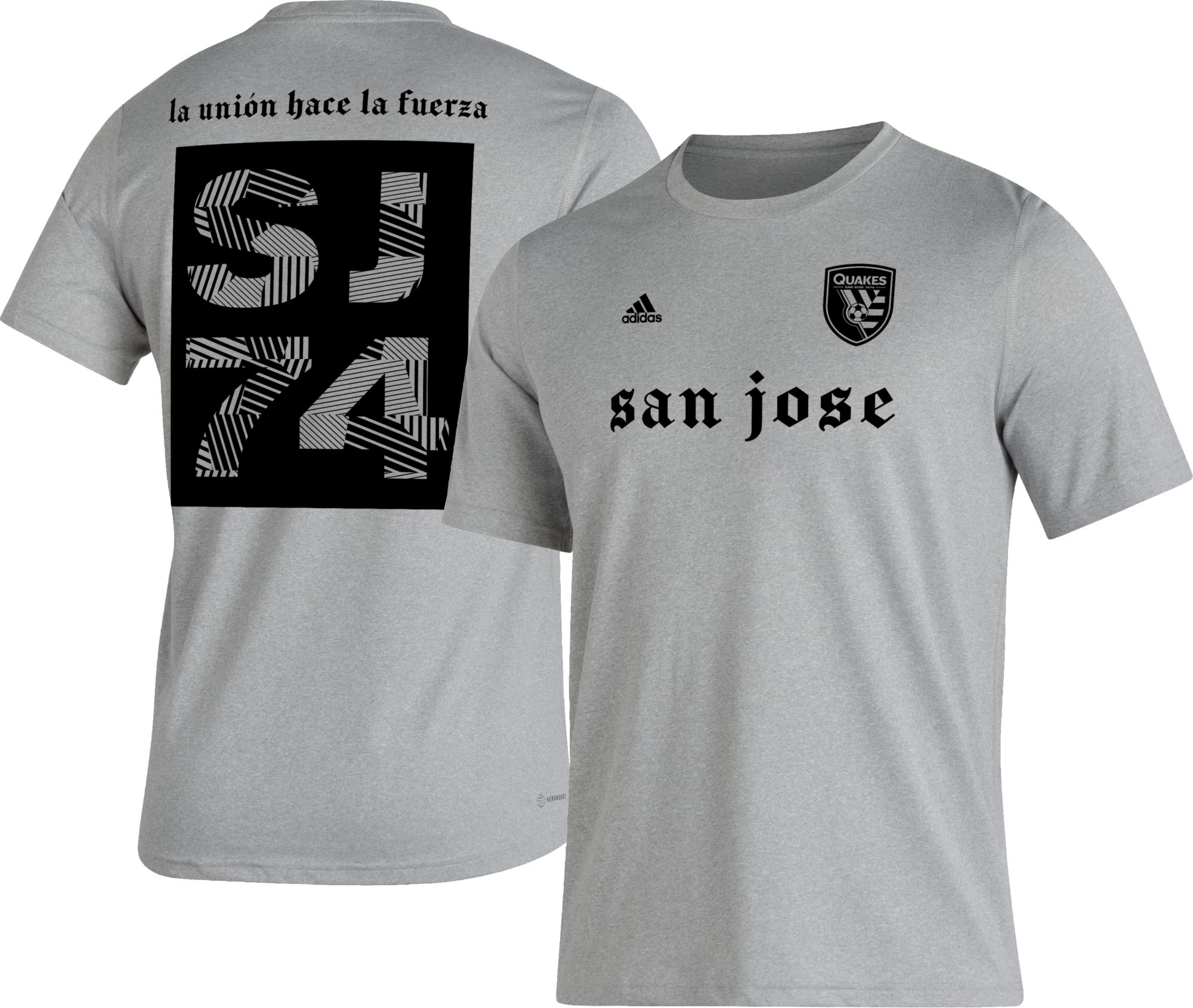 Men's San Jose Earthquakes adidas Black Club DNA Long Sleeve
