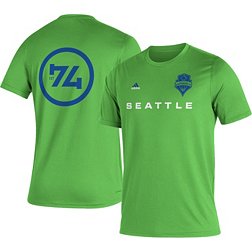 adidas Seattle Sounders '22 Green Jersey Hook T-Shirt