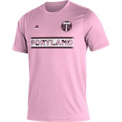 adidas Portland Timbers '22 Pink Jocktag T-Shirt