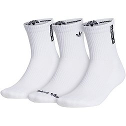 adidas Originals Men's Trefoil Mid-crew Socks 3-Pack