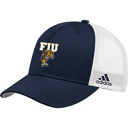 adidas Men's FIU Golden Panthers Blue Adjustable Trucker Hat