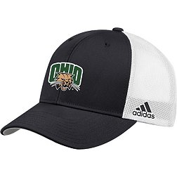 adidas Men's Ohio Bobcats Black Adjustable Trucker Hat