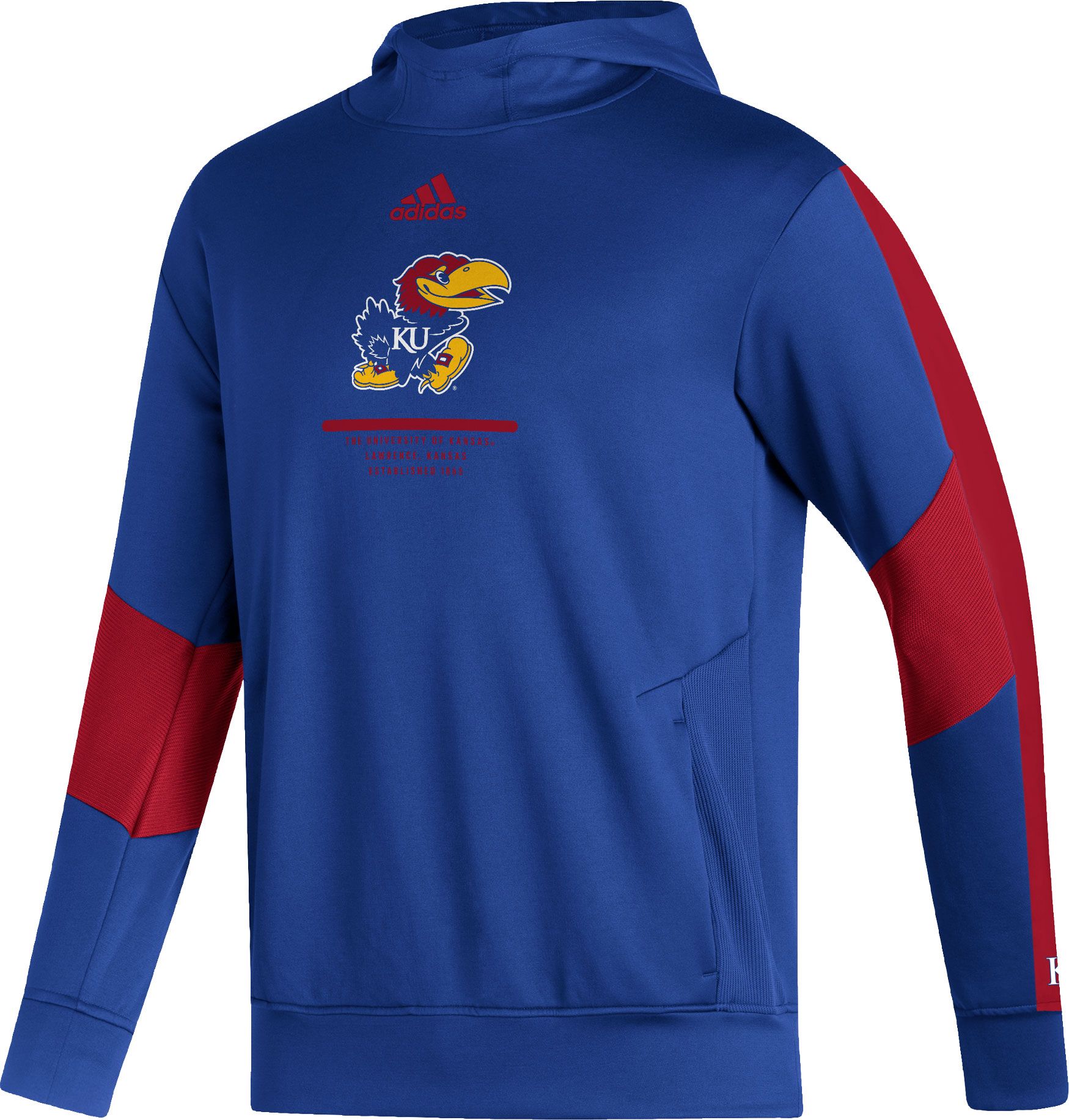 adidas Men's Kansas Jayhawks #1 Blue Swingman Replica Basketball