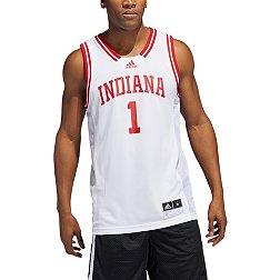 adidas Men's Indiana Hoosiers #1 White Reverse Retro 2.0 Replica Basketball Jersey