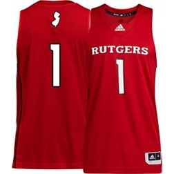 adidas Men's Rutgers Scarlet Knights #1 Scarlet Swingman Replica Basketball Jersey