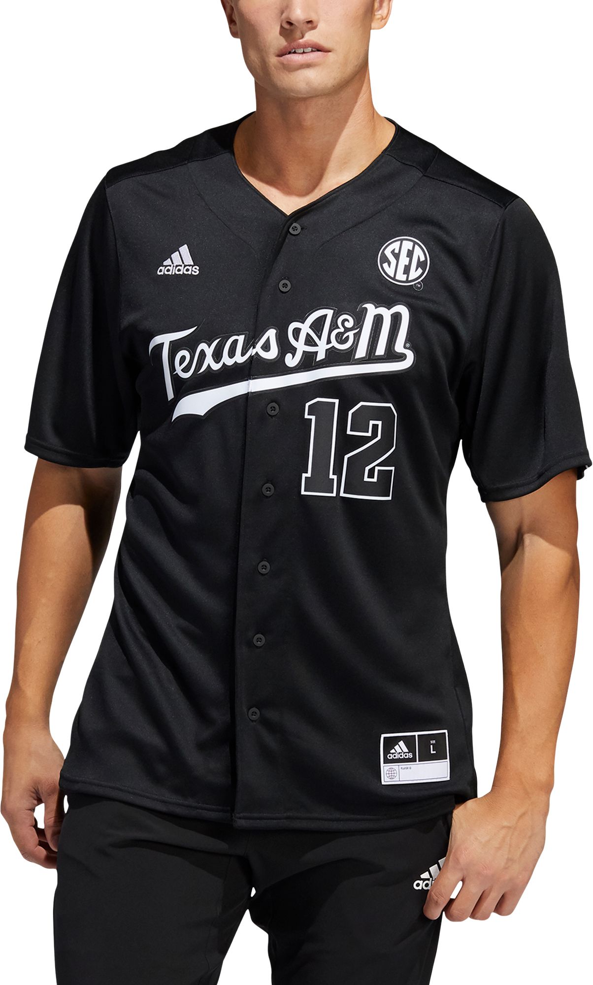 Texas A&M Adidas Baseball Jersey