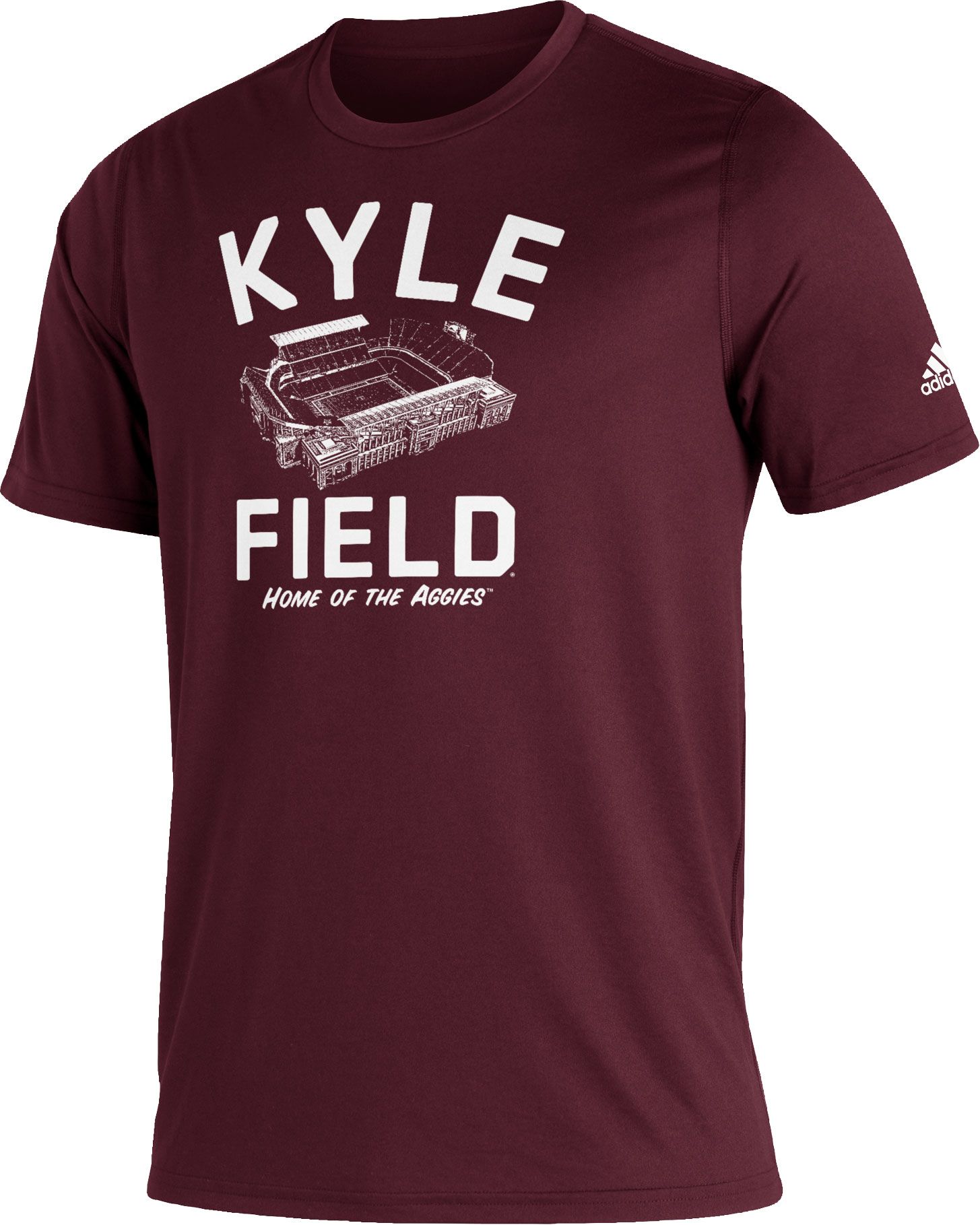 Texas A&M Aggies Mens Maroon Number 1 Short Sleeve T Shirt