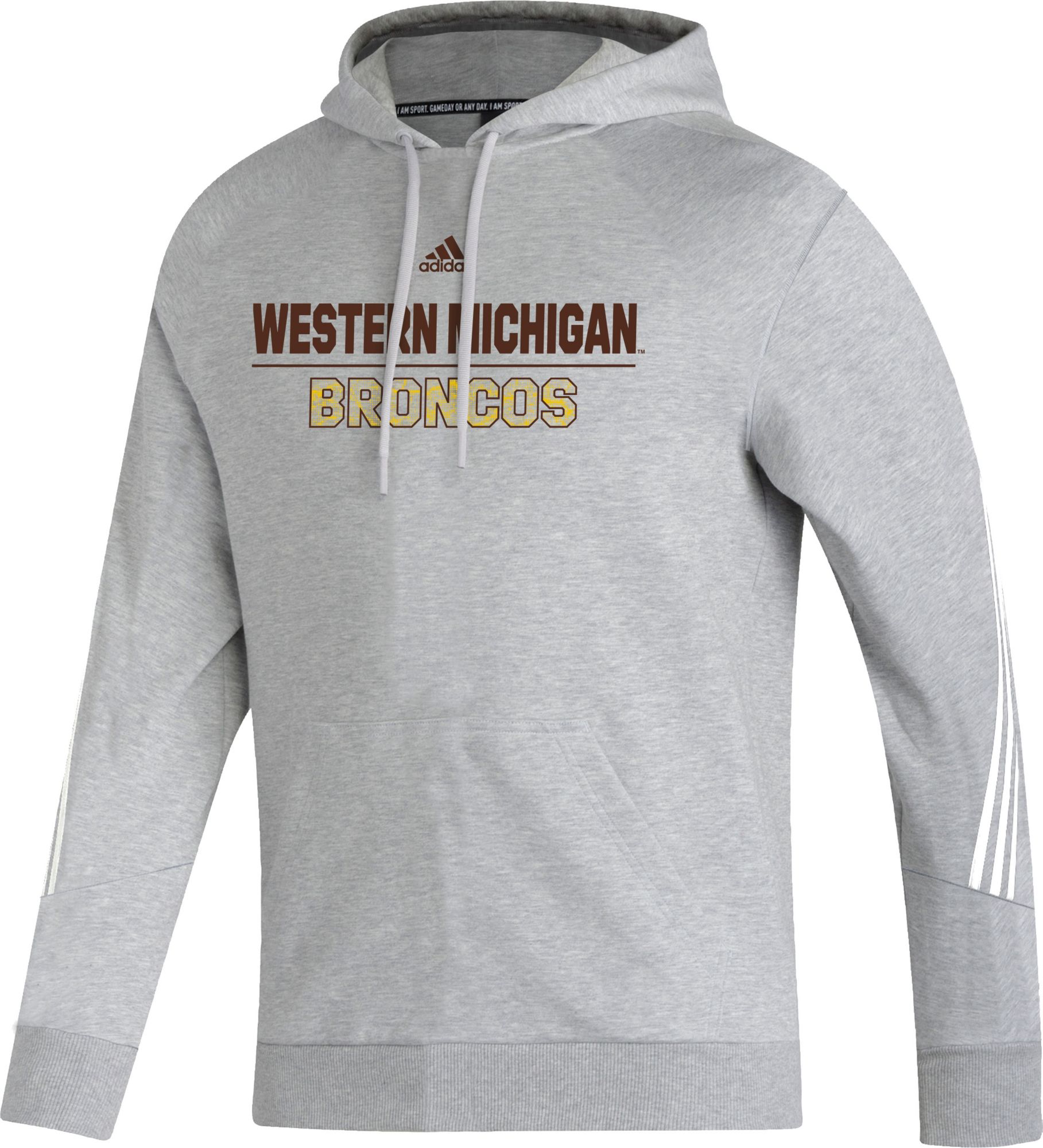 Men's adidas Gold Western Michigan Broncos Amplifier T-Shirt