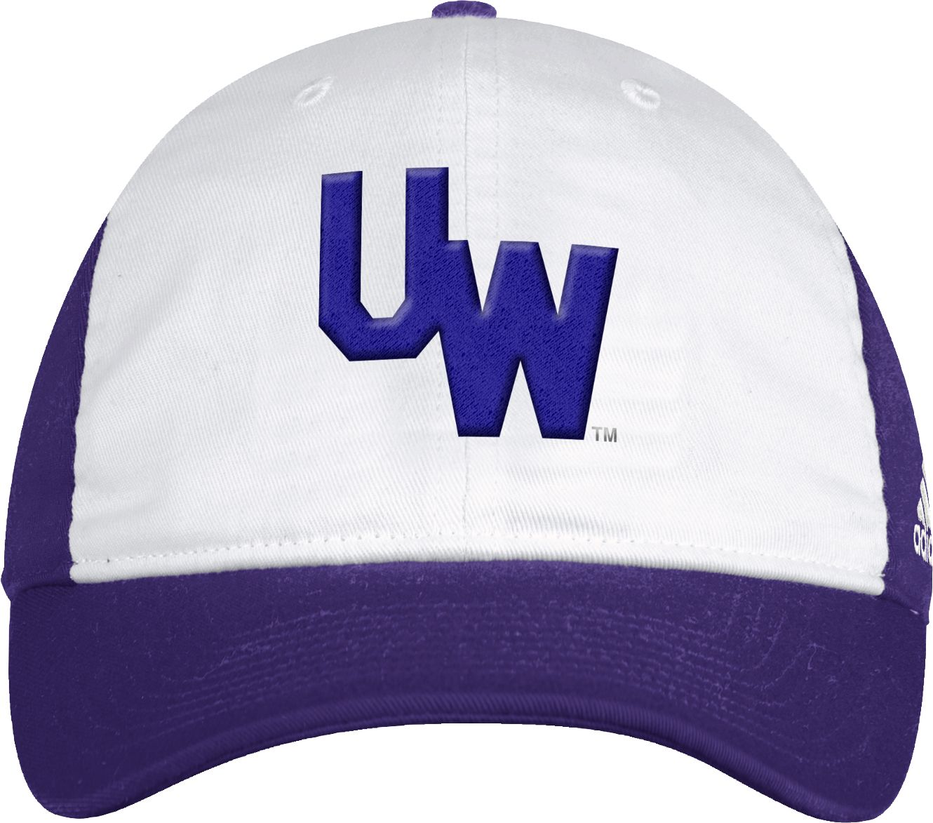 Adidas / Men's Washington Huskies White Spring Game Adjustable Sideline Hat