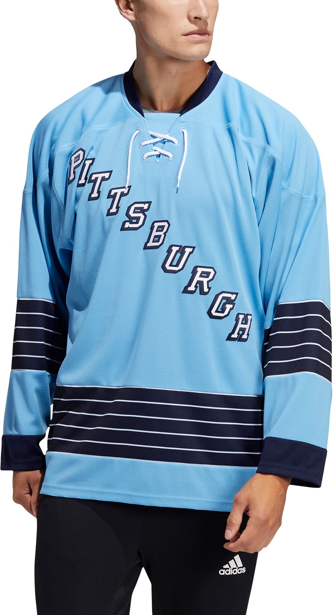 Adidas Pittsburgh Penguins Adizero Authentic Classic Jersey, Men's, Size 54, Blue