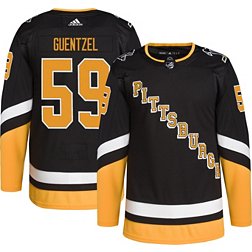 Adidas '22-'23 Reverse Retro Pittsburgh Penguins Jake Guentzel #15 Adizero Authentic Jersey, Men's, Size 50, Black