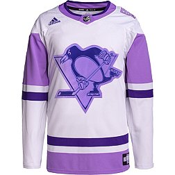 adidas Pittsburgh Penguins Hockey Fights Cancer ADIZERO Authentic Jersey