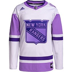 adidas New York Rangers Hockey Fights Cancer ADIZERO Authentic Jersey