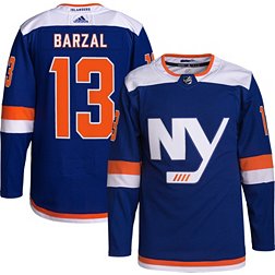 Custom Mathew Barzal #13 New York Islanders Fisherman Jersey XL