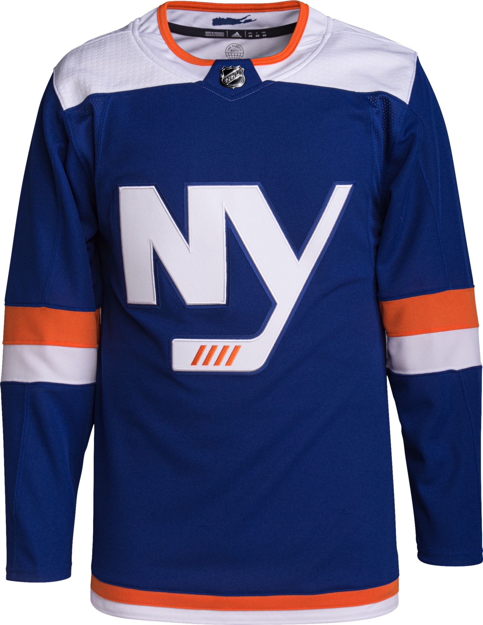 adidas New York Islanders ADIZERO Alternate Authentic Blank Jersey