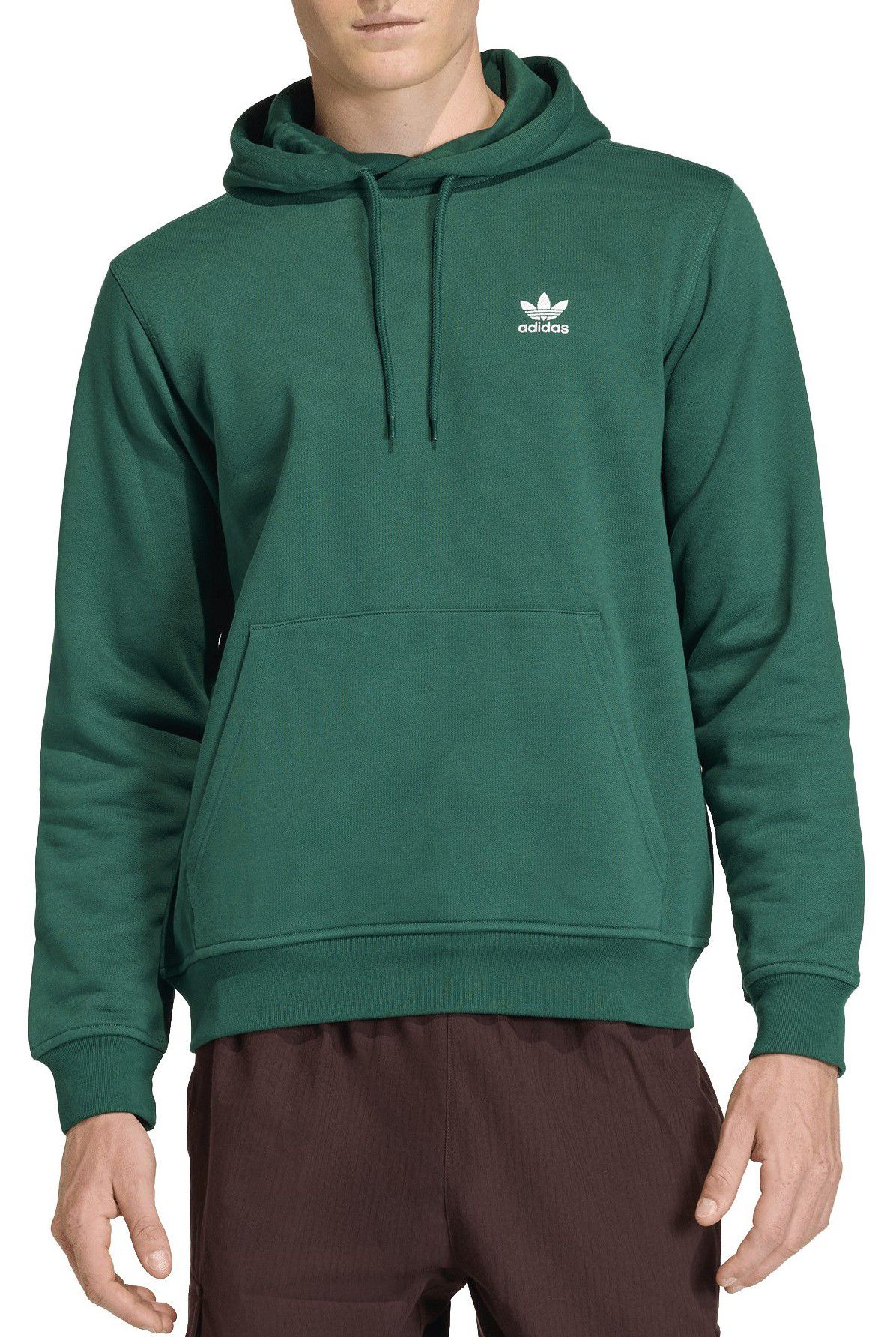 adidas Originals Men's Adicolor Essentials Trefoil Hoodie Collegiate Green thumbnail