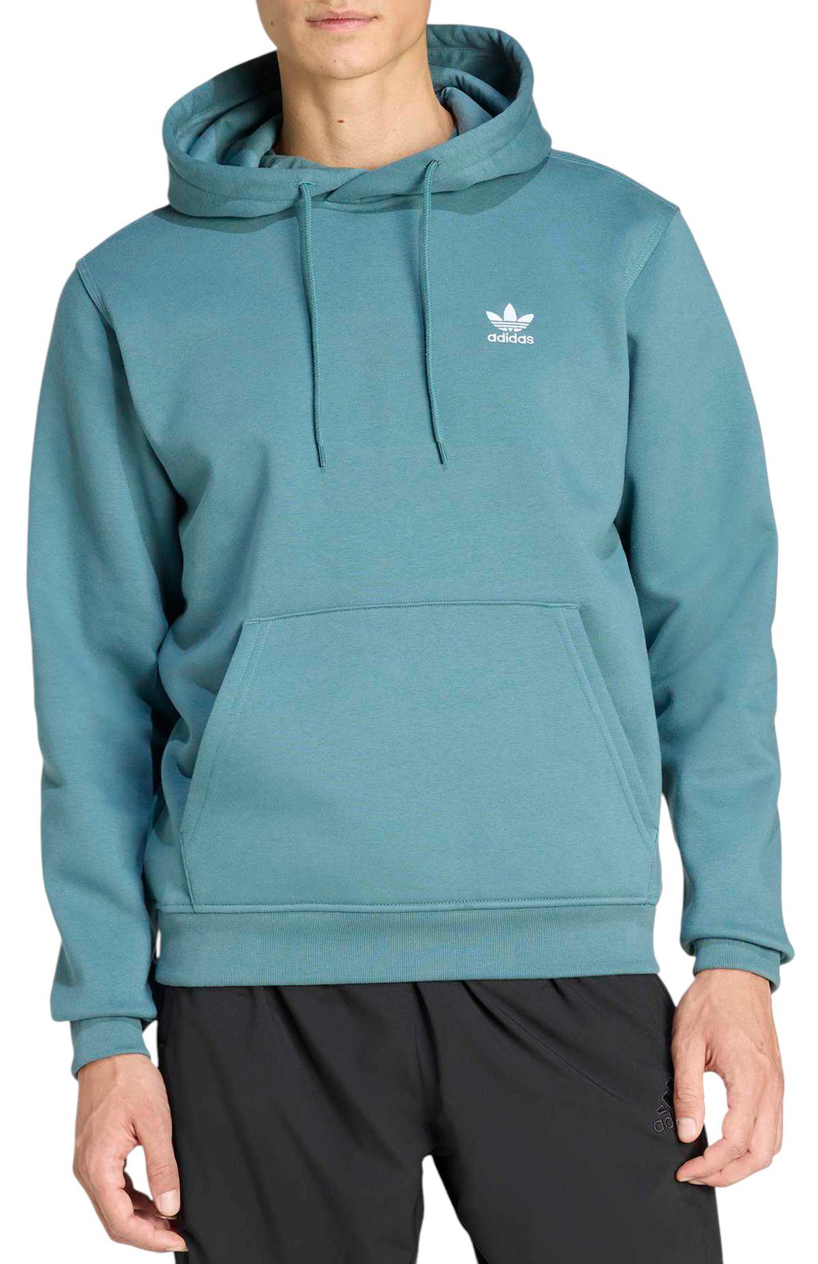 adidas Originals Men's Adicolor Essentials Trefoil Hoodie Preloved Teal thumbnail