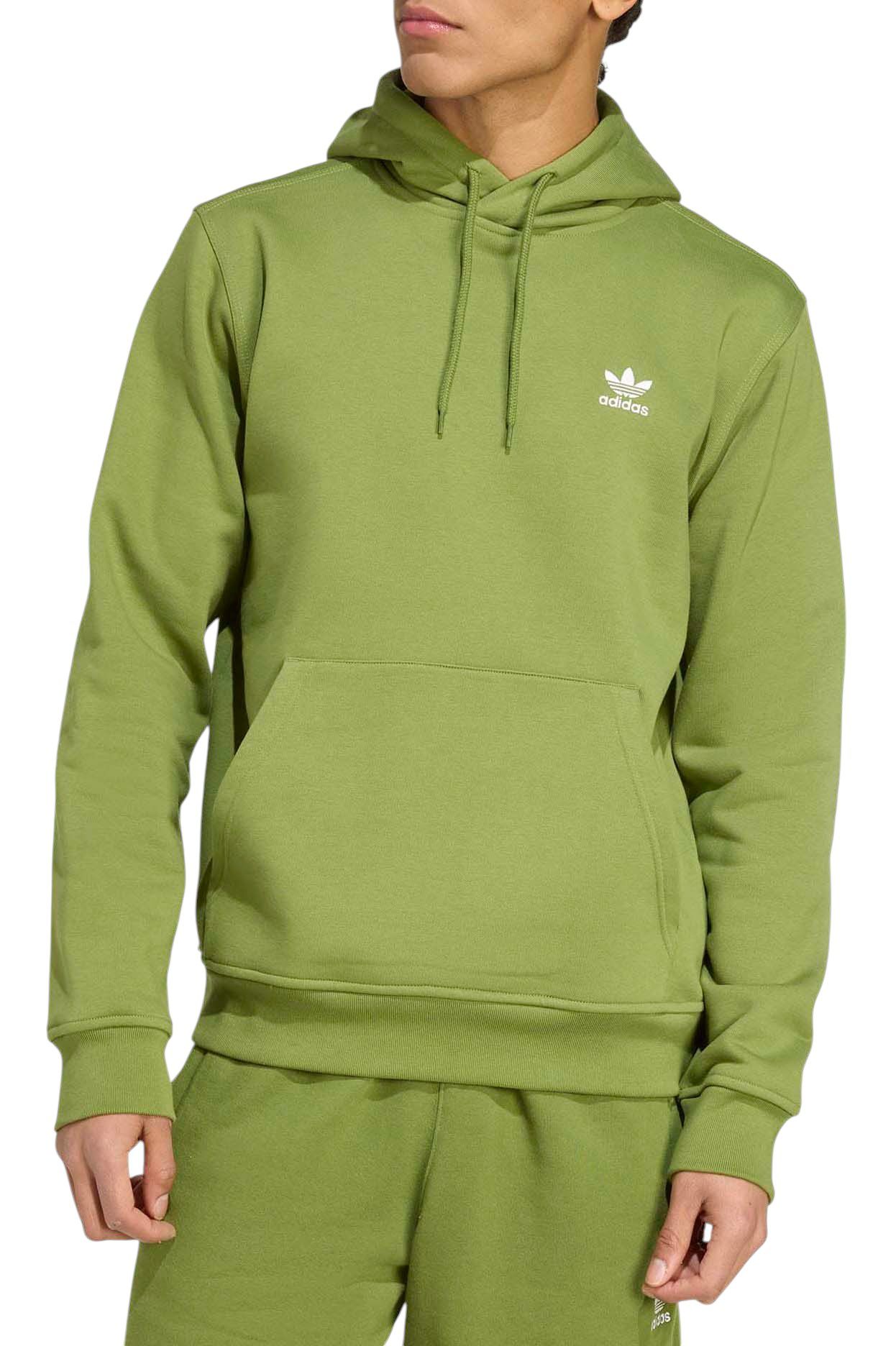 adidas Originals Men's Adicolor Essentials Trefoil Hoodie Tech Olive thumbnail